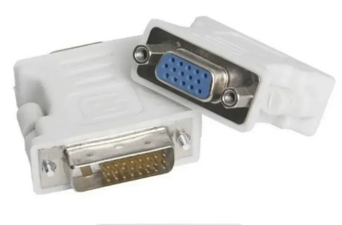 Adaptador Dvi-D 24+1 Pinos Macho P/vga 15 Pinos Femea 