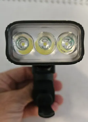 Lanterna de bicicleta com 3 LEDs