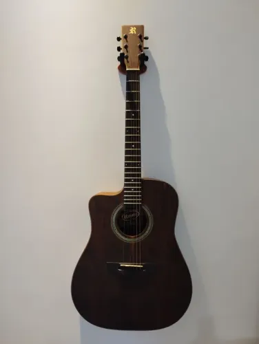 Violão Eletroacústico Folk Rozini RX 315 canhoto excelente estado!