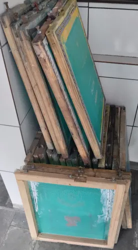 23 quadros/telas com poliéster 50x60cm - 44 fios 