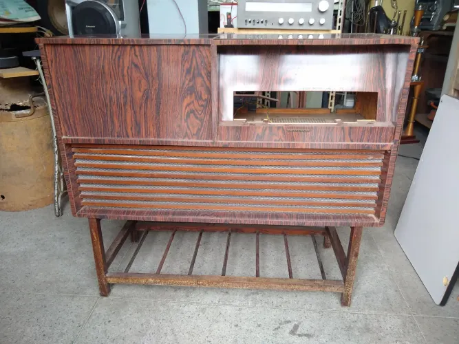 Rádio Vitrola Telefunken Gabinete 