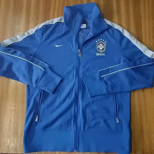 Jaqueta blusa de frio Azul CBF Seleção Brasileira P/M