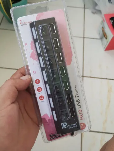 Hub USB 7 Portas Ketchup KT-US08