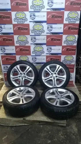 Jogo De Rodas 17 C/ Pneus Mercedes A200 2013 / 2017