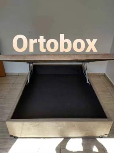 Cama Box Baú Casal inteiro tamanho padrão