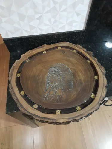 Tábua em ipê amarelo persolizada