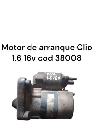 Motor de arranque Clio 1.6 16v cod 38008