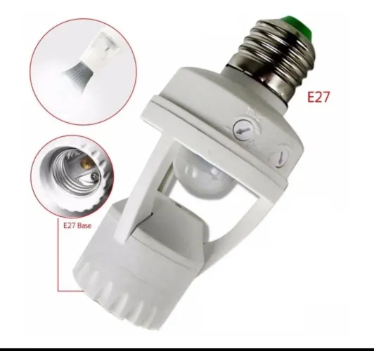 Sensor de Presença para Iluminação com Soquete E27