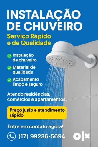 Instalação de Chuveiro Elétrico