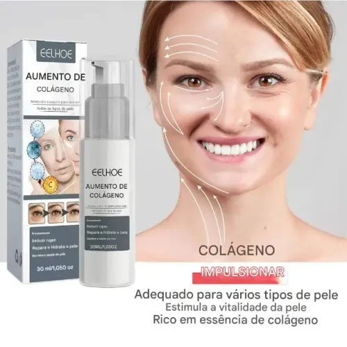 Creme estimulador de colágeno facial e hidratante