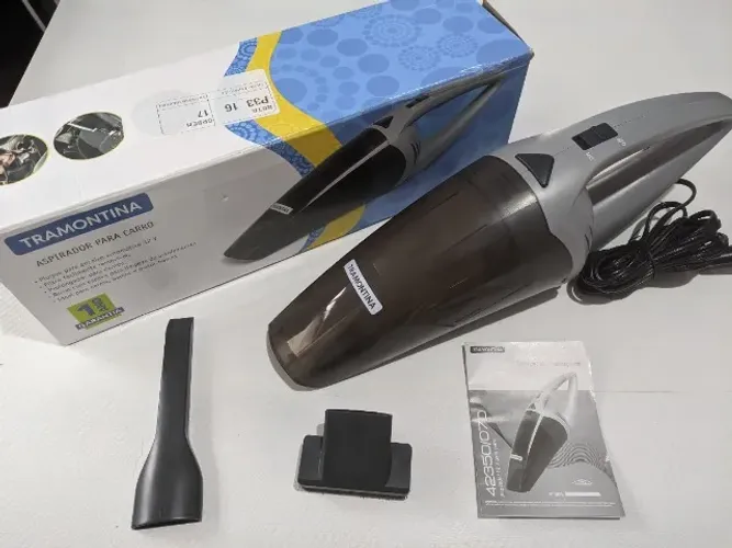 Aspirador de Pó Automotivo Portátil Tramontina 12V 70W - Semi-novo