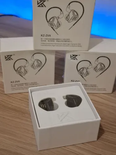 Fone de Ouvido KZ ZVX - Novo