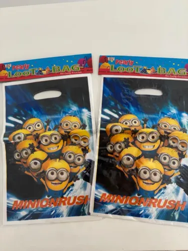 Saco de lembrancinhas dos Minions