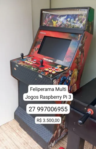 Fliperama multi jogos com Raspeby pi 3