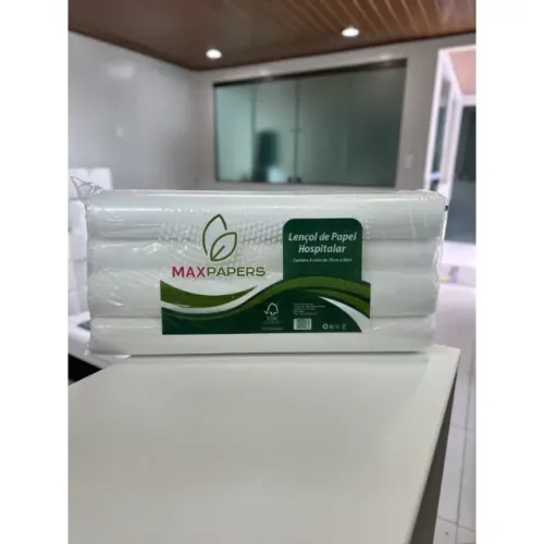 LENÇOL HOSPITALAR 70X50M 100% CELULOSE
