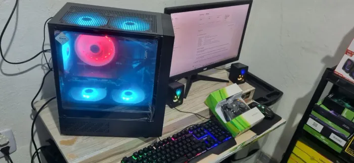 PC Gamer Completo i5 10400, 16gb / 360gb, RX 580. Com NF e Garantia. Valor Negociável