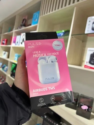 Fone de ouvido Pulse Airbuds TWS PH419 (Branco) - Parcelamento sem juros, Loja Física