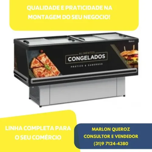 Ilha de Congelados 1,9 Metros Gelopar