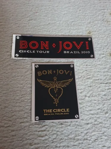 Adesivos Bon Jovi no Brasil 