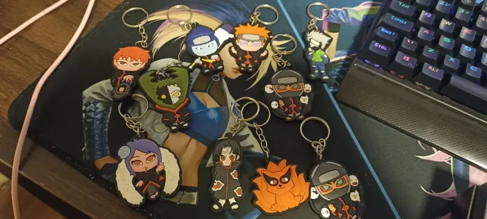 Lote de chaveiros Naruto 