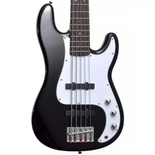 Promoção *** Baixo SX 5 Cordas Precision Bass SPB62+5 - Preto - Novo