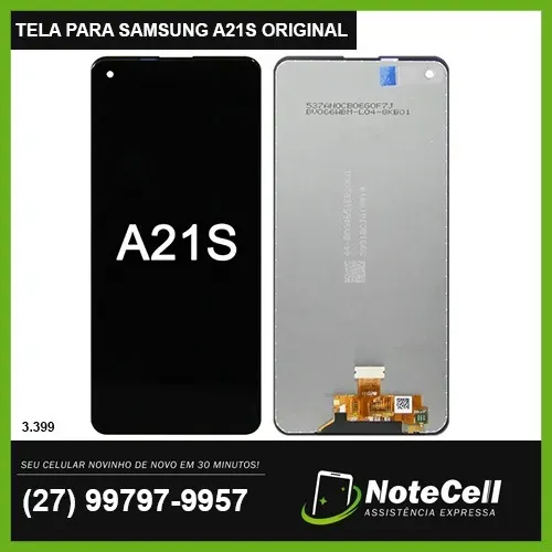 Tela Display Para Samsung A21S Original Sm-a217 3.399 - Instalação Expressa Em 30 Minutos!