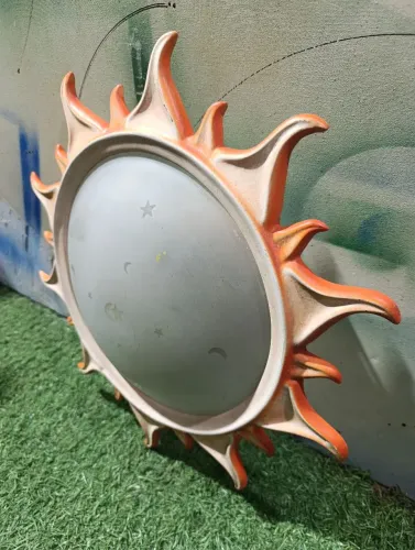 Luminária sol anos 80/90