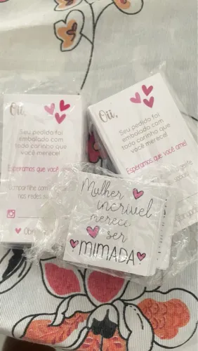 40 Cartões de agradecimento personalizados