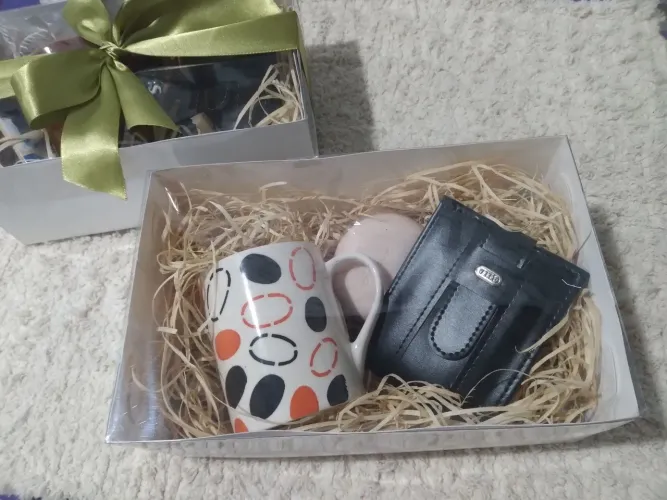 Kit Presente Masculino: Carteira e Caneca