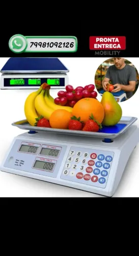 Balança digital 40kg completa pronta entrega  ; )