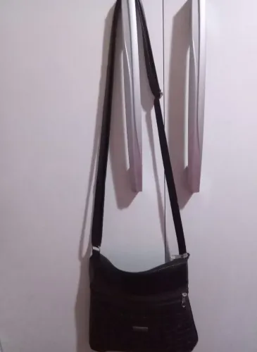 Bolsa de ombro preta Nautilus