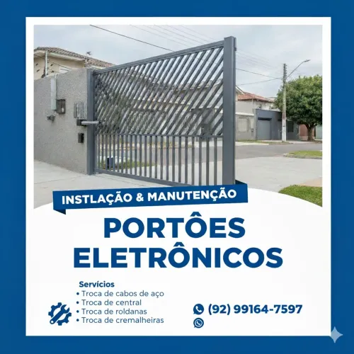 INSTALAÇÃO E MANUTENÇÃO EM PORTÕES ELETRÔNICOS