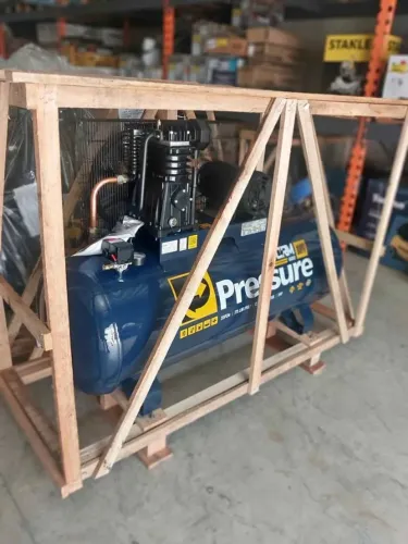  Compressor de ar 250L 5hp Trifásico 20pcm 175 Libras -  Pressure(Loja/Nova)