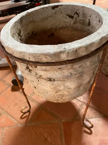 Vaso médio de cimento 