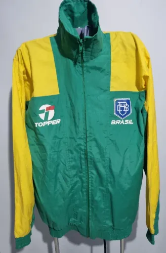 Agasalho Seleção Brasileira de Basquete Topper anos 80