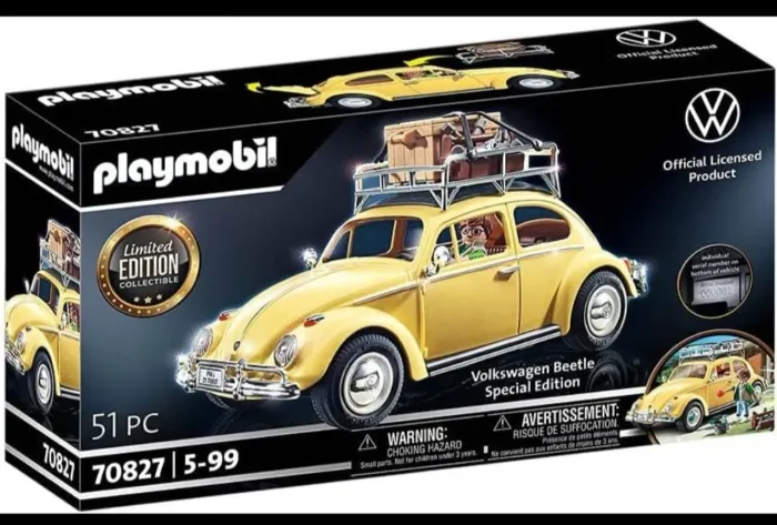Playmobil Volkswagen Beetle Edição Limitada - 70827