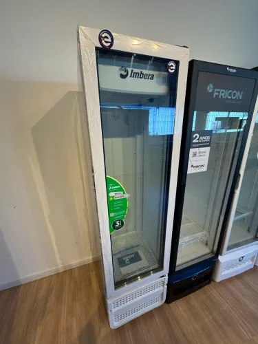 Visa cooler Slim 230 litros branco novo 