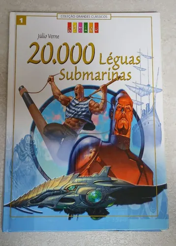 Coleção Grandes Clássicos n° 1 20 mil Léguas Submarinas Ed. Genius
