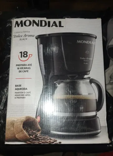 cafeteira preparar até 18 xicaras