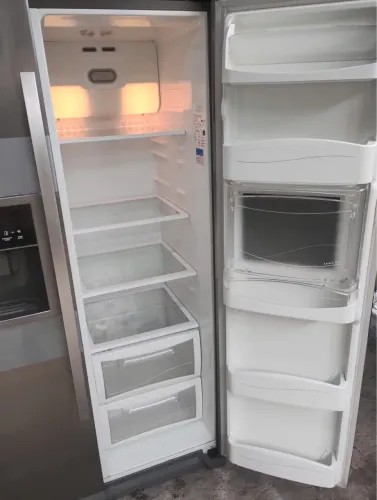 Geladeira Side by Side Inox