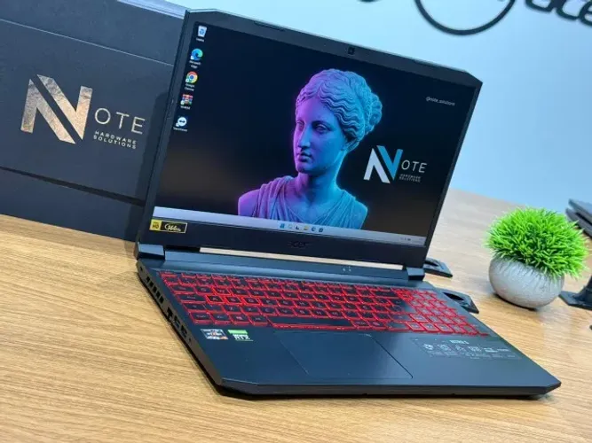 Notebook Acer Nitro 5 Ryzen 7 24GB RAM SSD NVMe 512GB RTX 15.6" FHD 144Hz - Garantia e NF