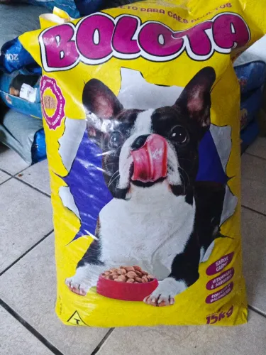 Ração bolota 15 kilos 60 reais