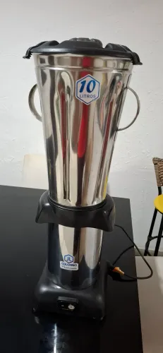 Liquidificador Triturador Baixa Rot. 10l 1200w Massas Açaí Aço Inoxidável 127/220v