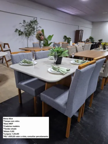 MESA de jantar Pedro 4 cadeiras