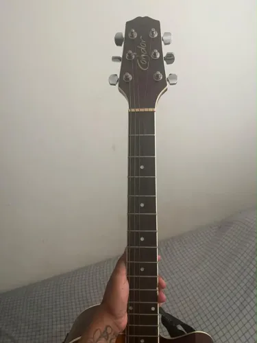 Violão condor sd10ce-nt folk elétrico +bag+duas cordas pra trocar