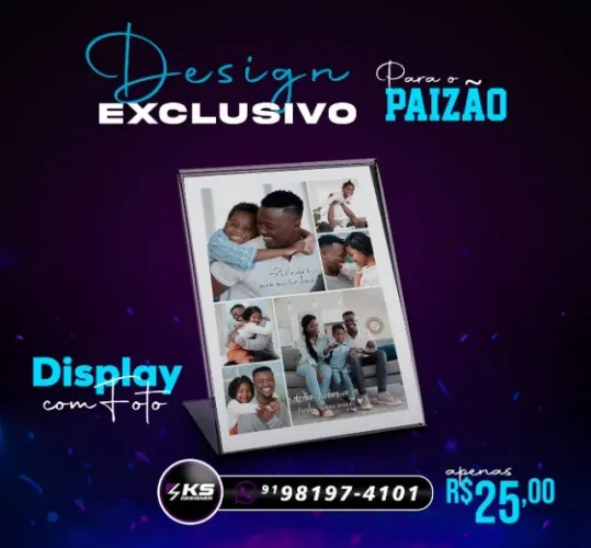 Display com Foto