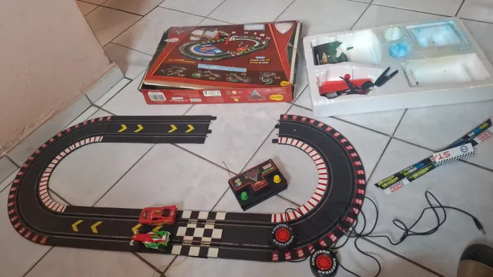 Pista autorama cars carros disney