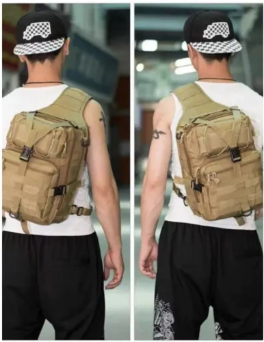 Mochila transversal impermeável