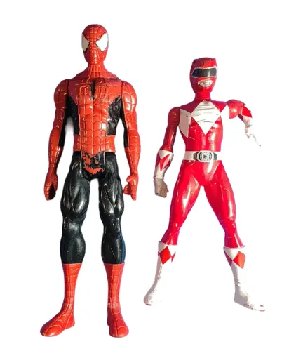 Brinquedo Bonecos Homem aranha e Power Ranger Rangers Hasbro