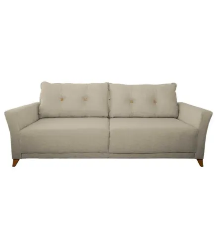 Conjunto Sofá Vinci 2,00 e 1,70 m Linho Premium - Solar Estofados - ENTREGA EM 24H